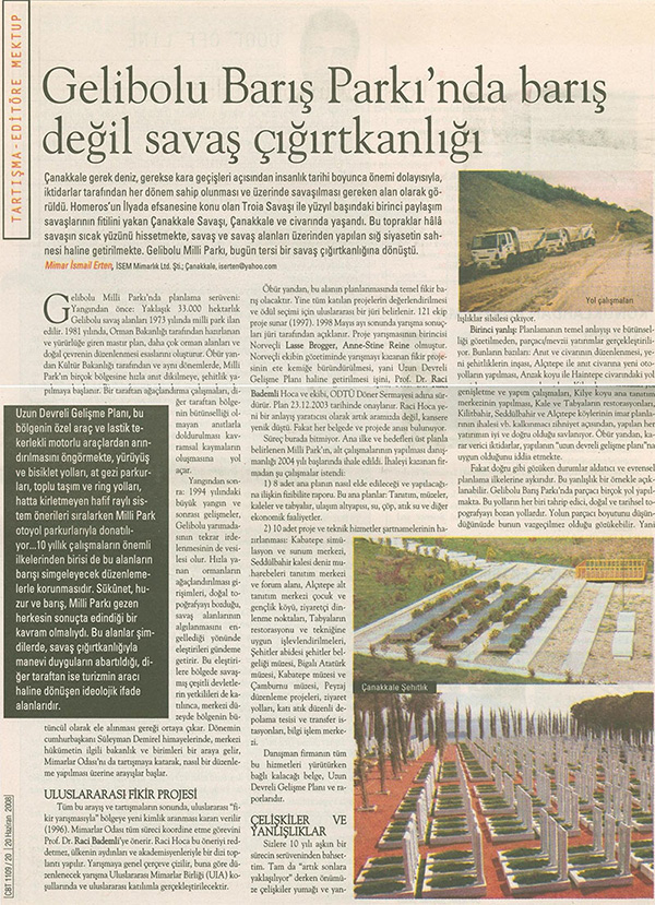 Cumhuriyet Gazetesi 20.06.2008