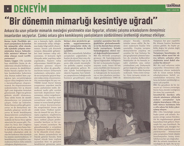 Yeni Mimar 2005